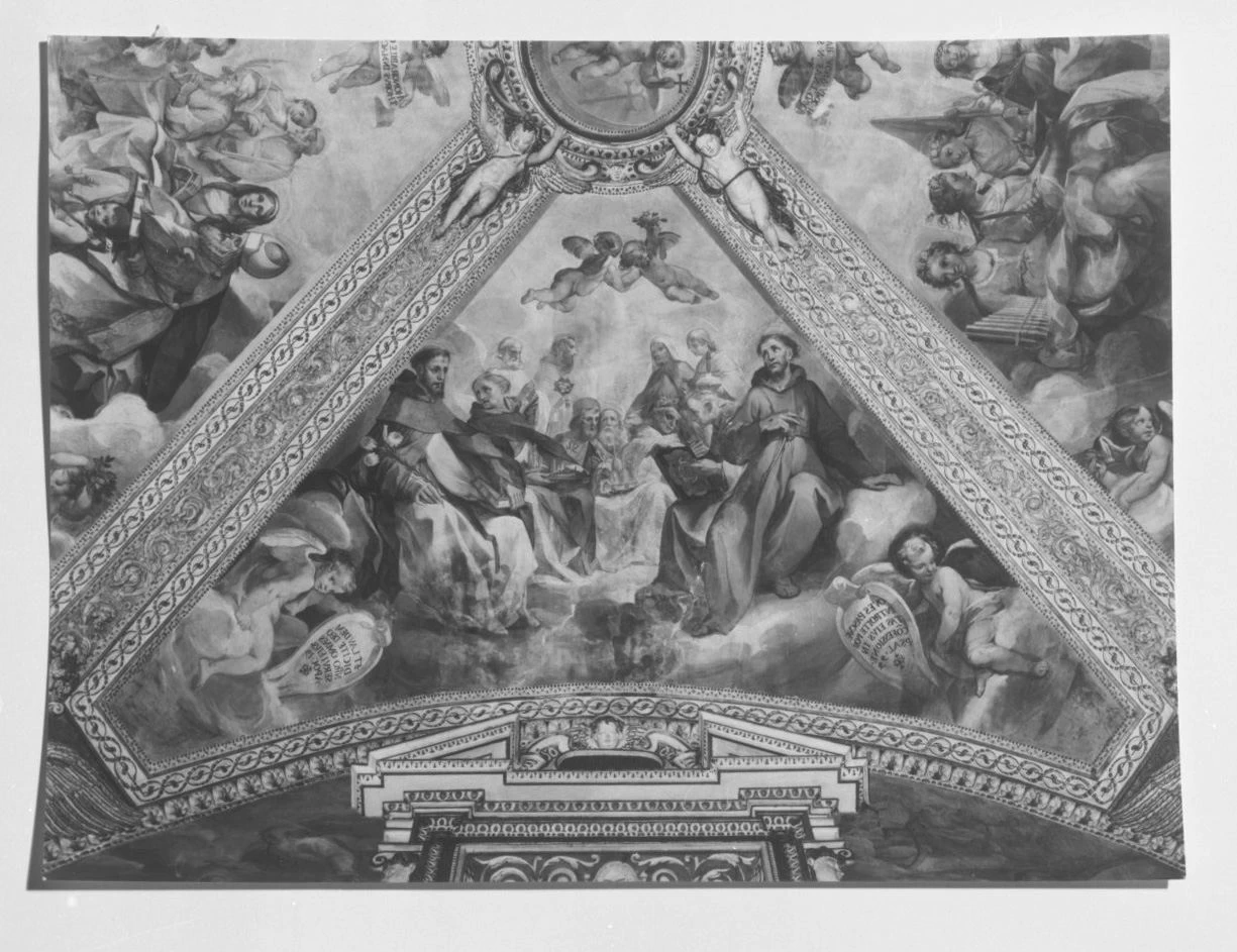 Oratorio della Santissima Trinità, Siena - Santi